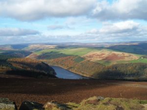 A view over the Peak District
