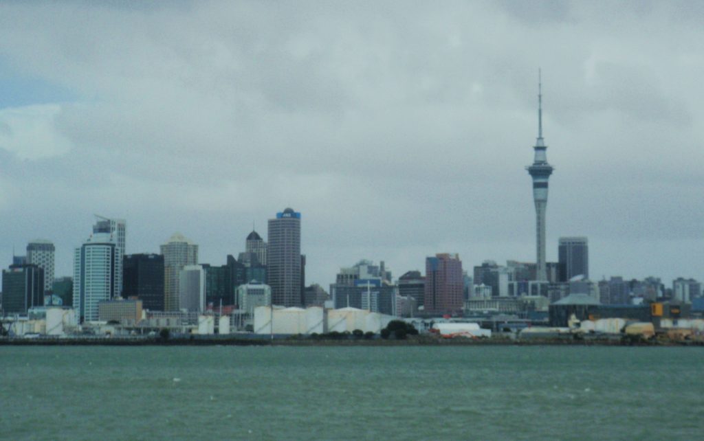 The Auckland skyline