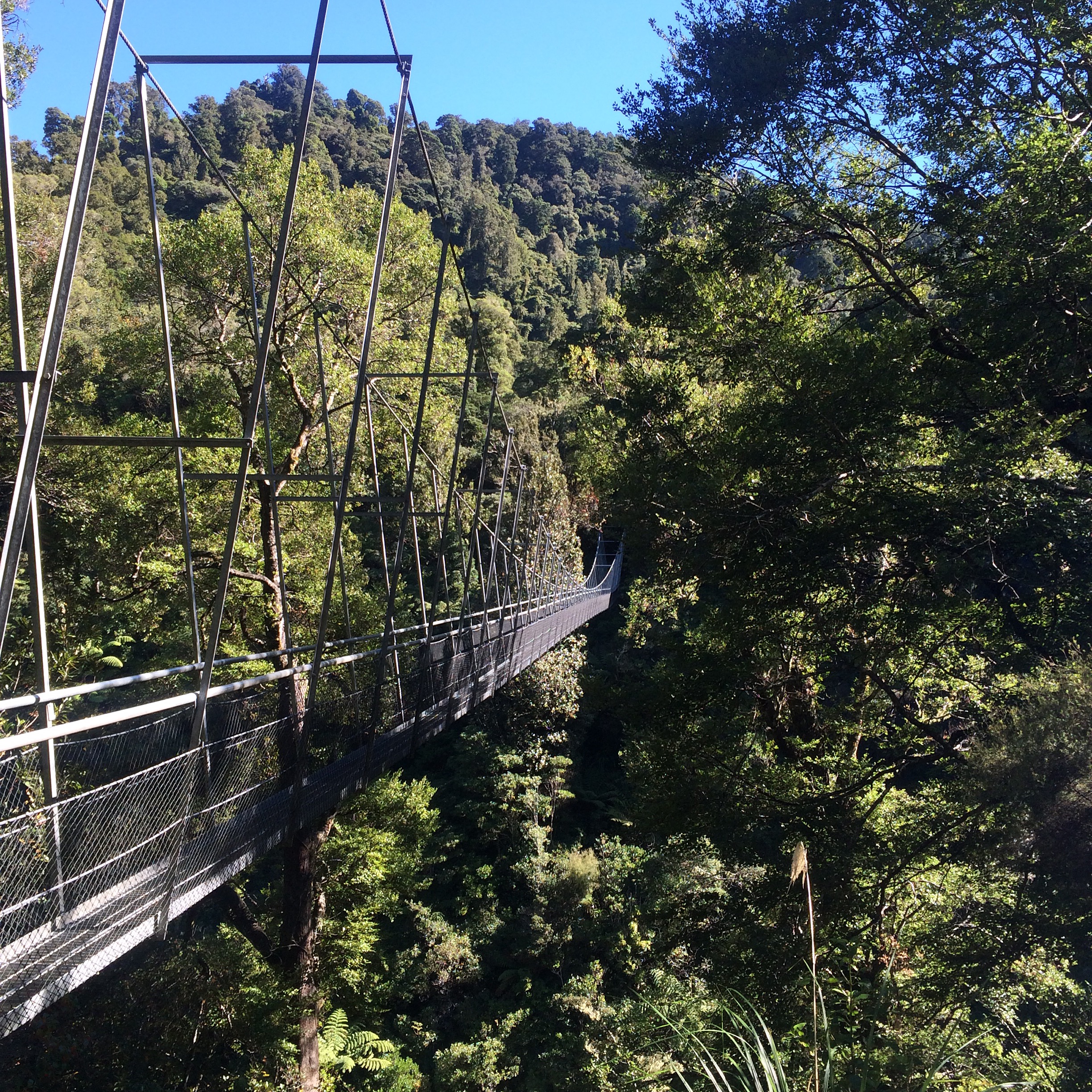 The bridge to the hills...