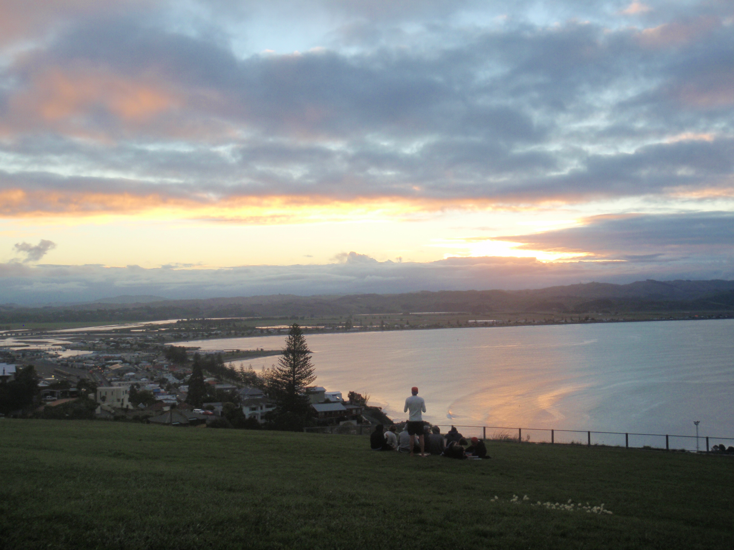A sunset over Napier